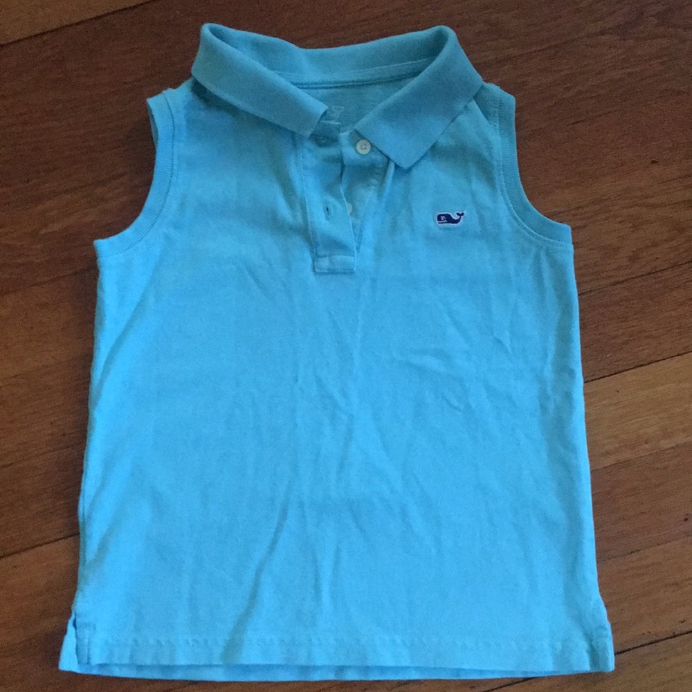 Sleeveless polo shirt